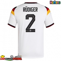 Camisa de Futebol Alemanha Antonio Rudiger #2 Equipamento Principal Mundo 2026 Manga Curta